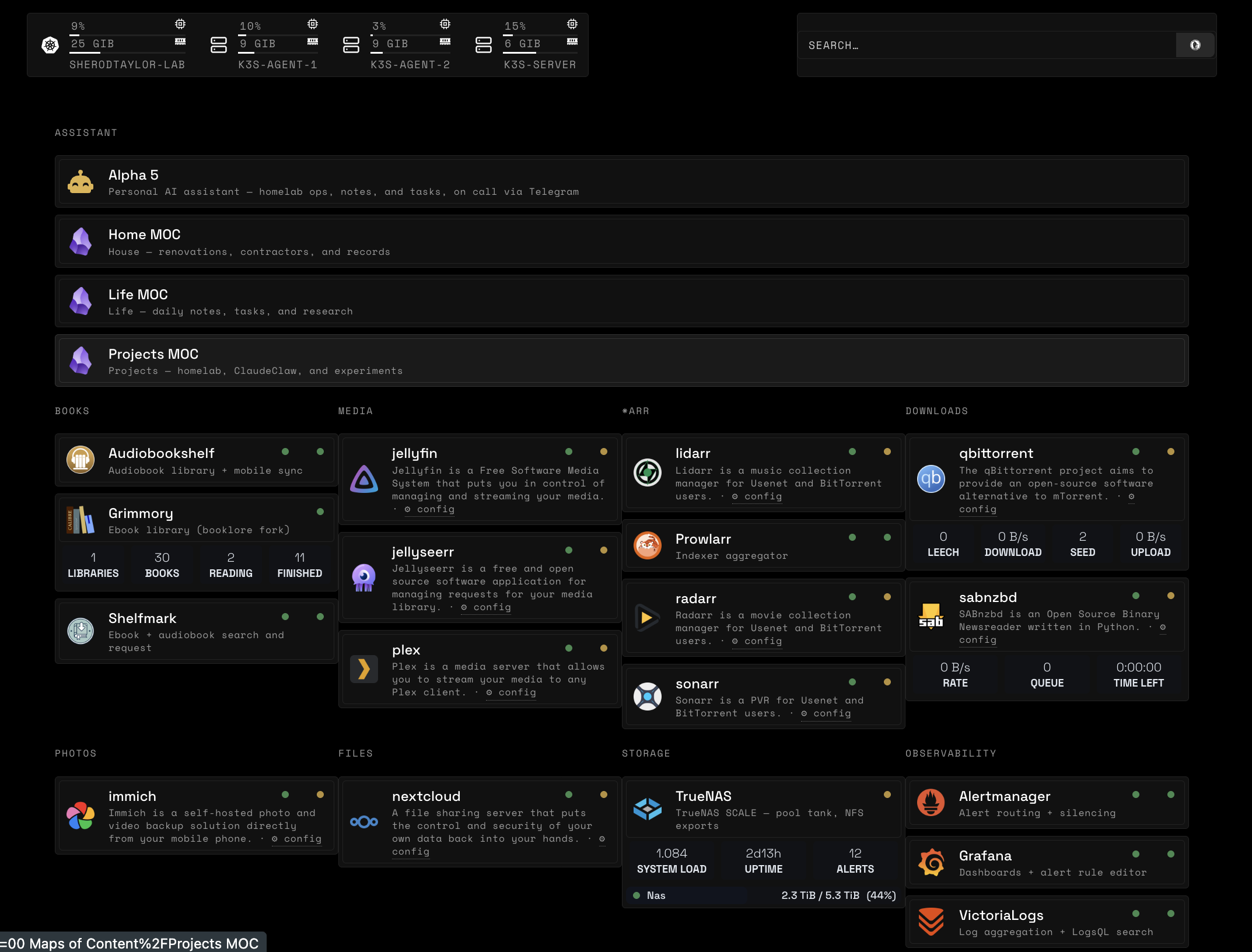 Home Lab Cluster background preview