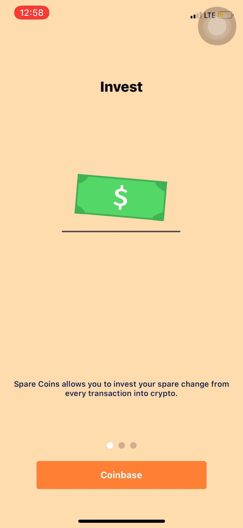 SpareCoins background preview